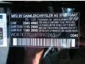 040: Black 2008 Mercedes-Benz CLK 63 AMG Cabriolet Color Code
