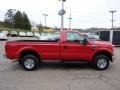 2010 Vermillion Red Ford F250 Super Duty XL Regular Cab 4x4  photo #5