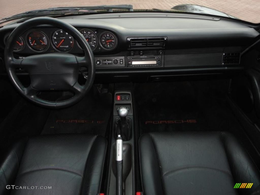1997 Porsche 911 Carrera S Coupe Black Dashboard Photo #48390381