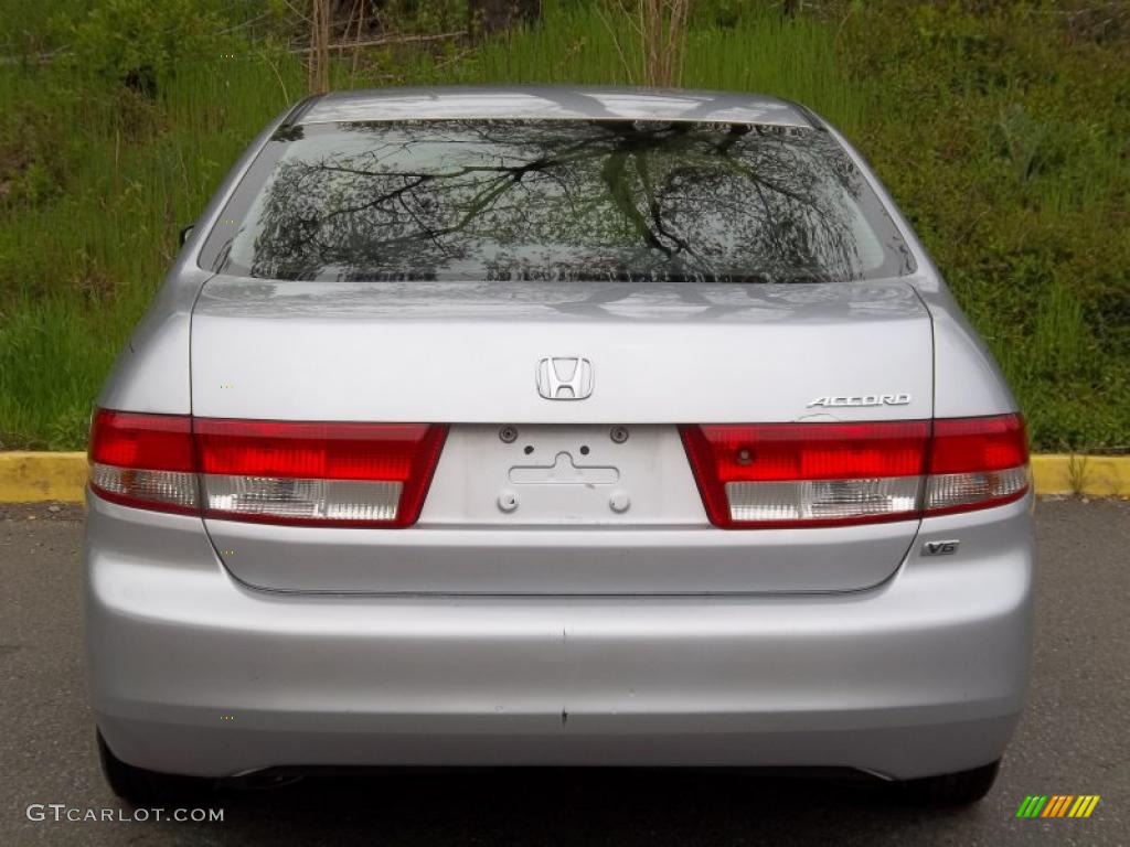 2003 Accord EX V6 Sedan - Satin Silver Metallic / Black photo #8