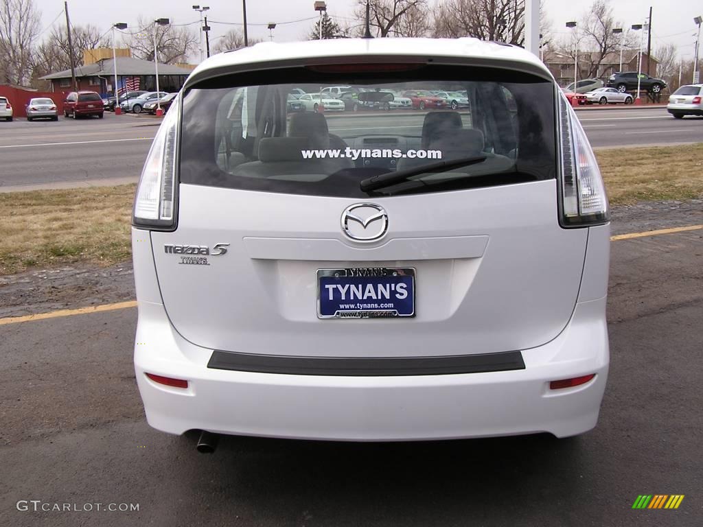 2008 MAZDA5 Touring - Crystal White / Sand photo #3