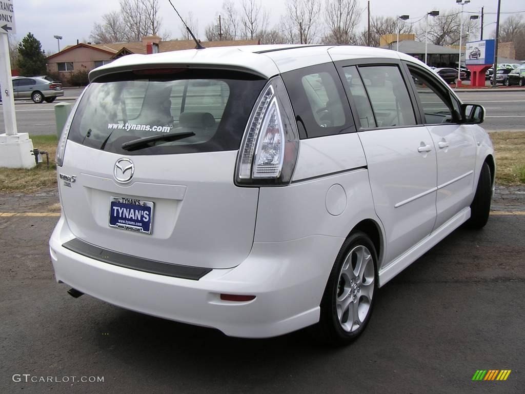 2008 MAZDA5 Touring - Crystal White / Sand photo #4