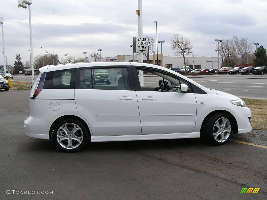 2008 MAZDA5 Touring - Crystal White / Sand photo #5