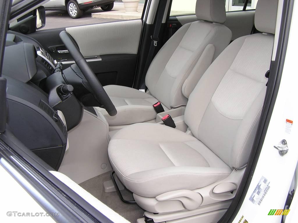 2008 MAZDA5 Touring - Crystal White / Sand photo #6