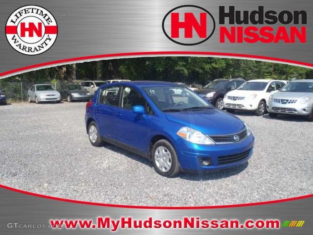 Metallic Blue Nissan Versa