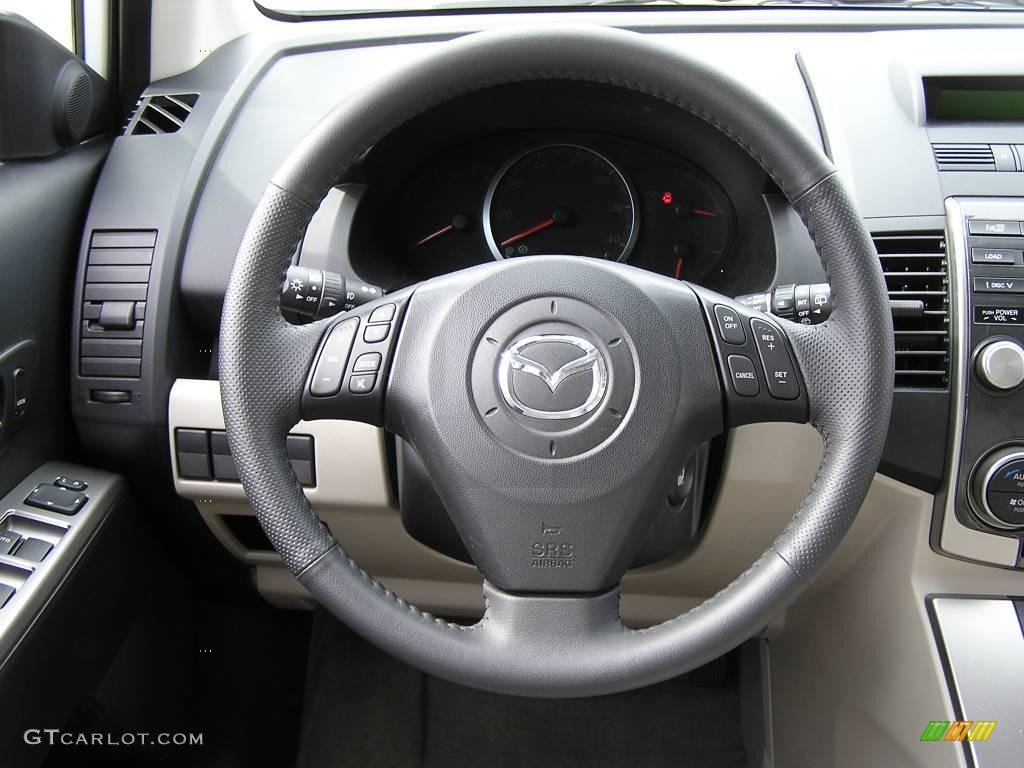 2008 MAZDA5 Touring - Crystal White / Sand photo #9