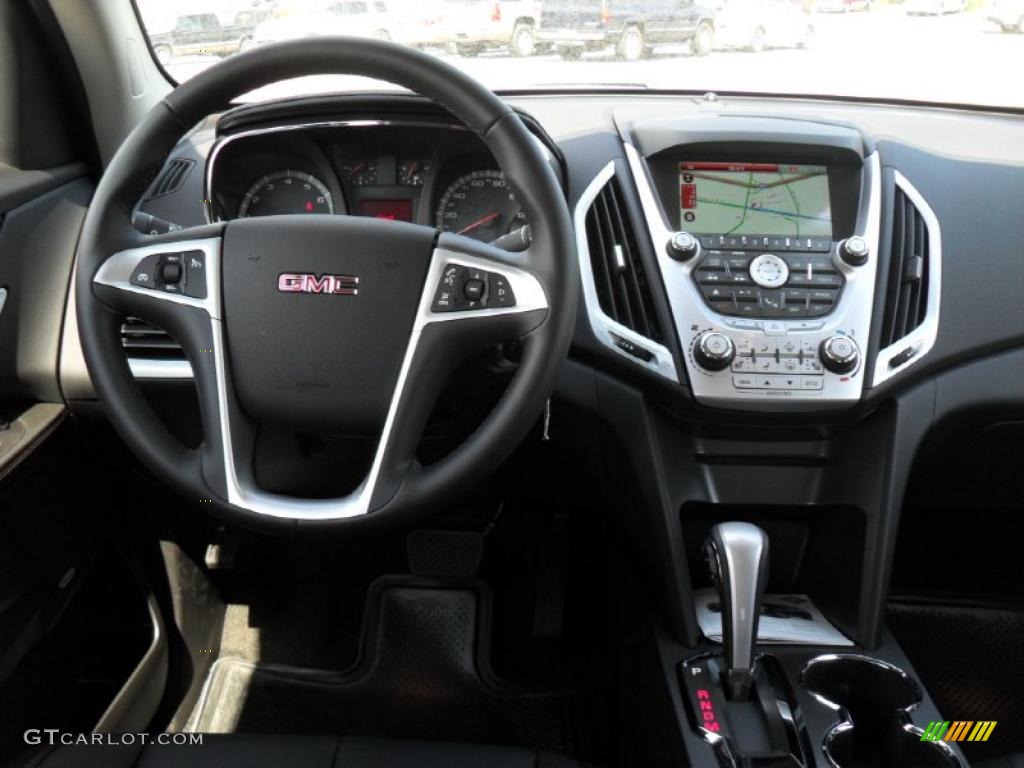 2011 GMC Terrain SLT AWD Jet Black Dashboard Photo #48391542