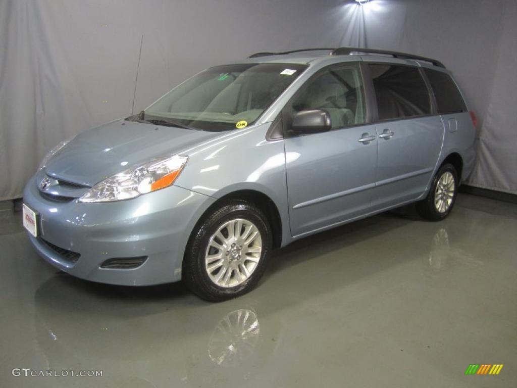 2009 Sienna LE AWD - Blue Mirage Metallic / Stone photo #1