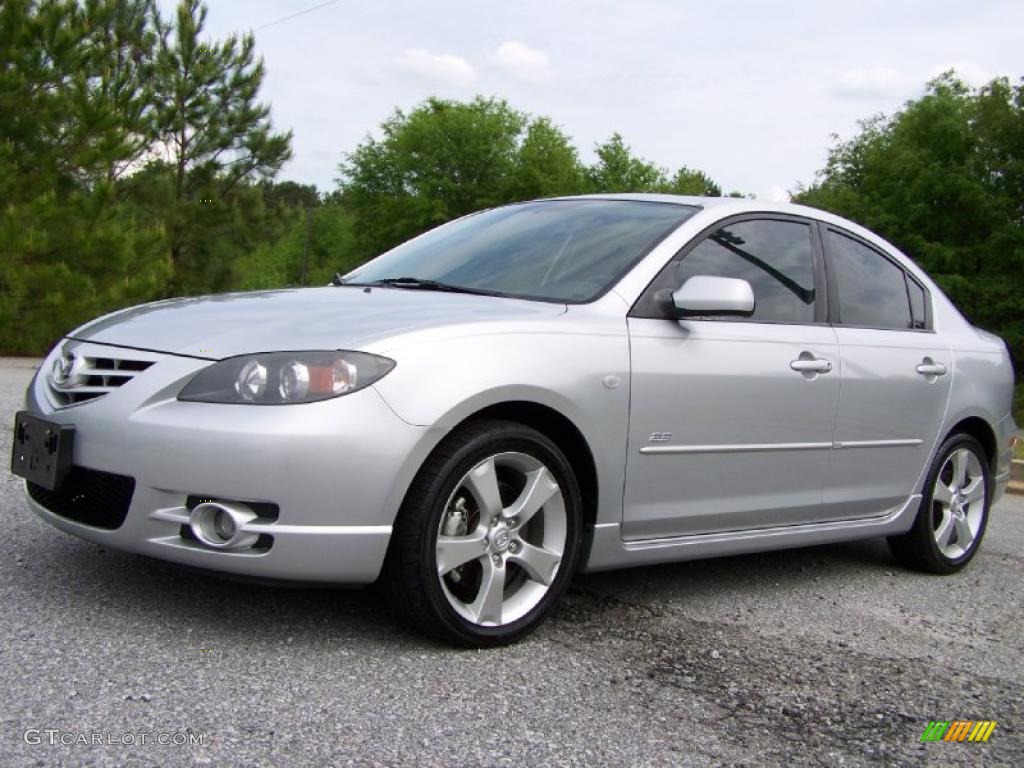 Sunlight Silver Metallic 2005 Mazda MAZDA3 s Sedan Exterior Photo #48392577
