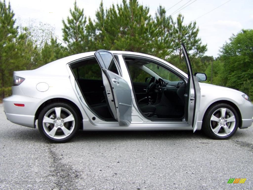 Sunlight Silver Metallic 2005 Mazda MAZDA3 s Sedan Exterior Photo #48392748