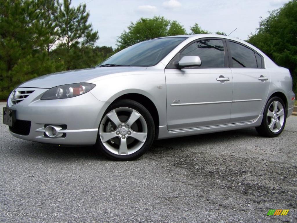Sunlight Silver Metallic 2005 Mazda MAZDA3 s Sedan Exterior Photo #48392949