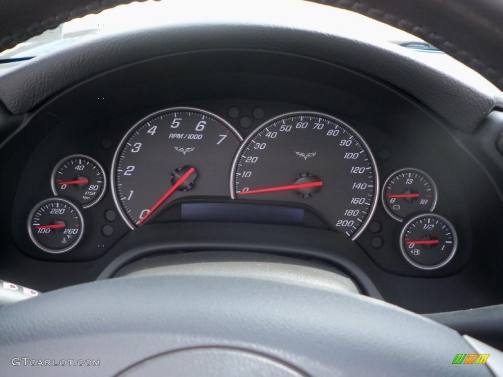 2009 Chevrolet Corvette Convertible Gauges Photo #48393537