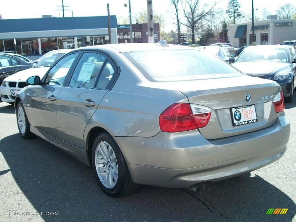 2007 3 Series 328xi Sedan - Platinum Bronze Metallic / Beige photo #7