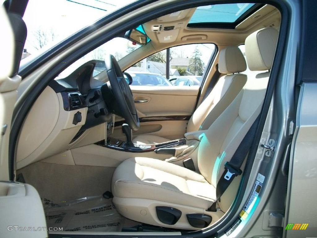 2007 3 Series 328xi Sedan - Platinum Bronze Metallic / Beige photo #12