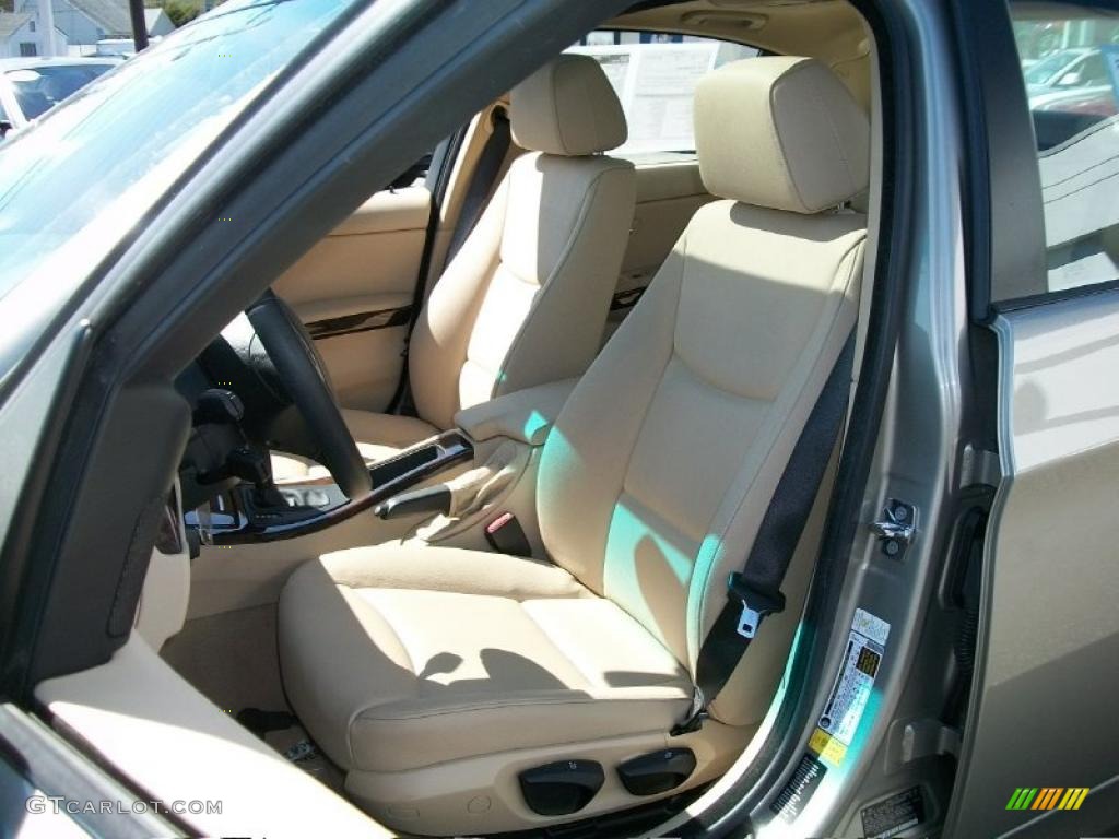 2007 3 Series 328xi Sedan - Platinum Bronze Metallic / Beige photo #13