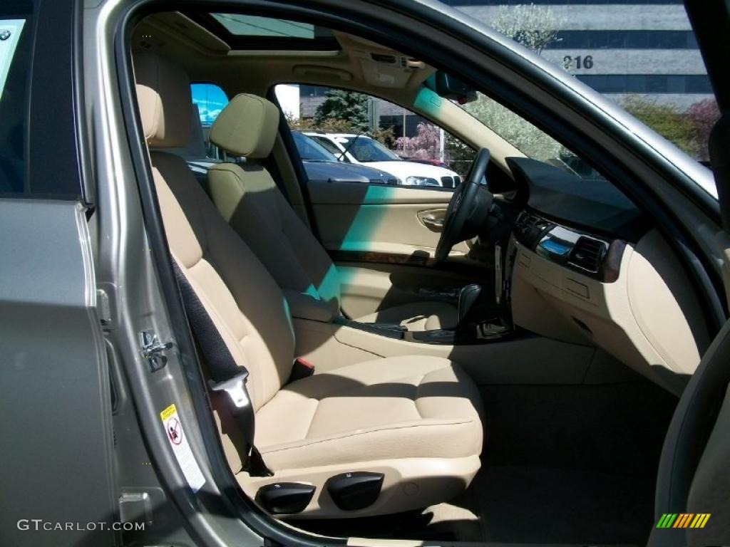 2007 3 Series 328xi Sedan - Platinum Bronze Metallic / Beige photo #29