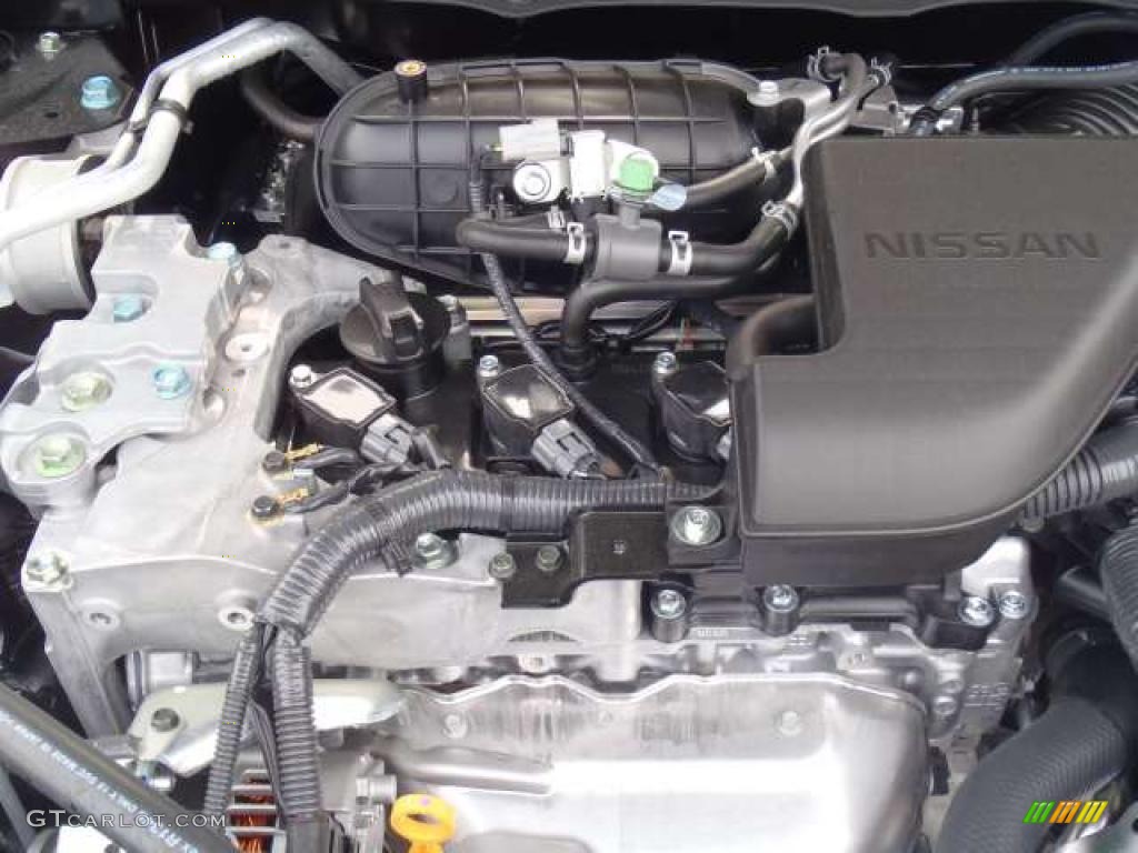2011 Rogue SV AWD - Wicked Black / Gray photo #13