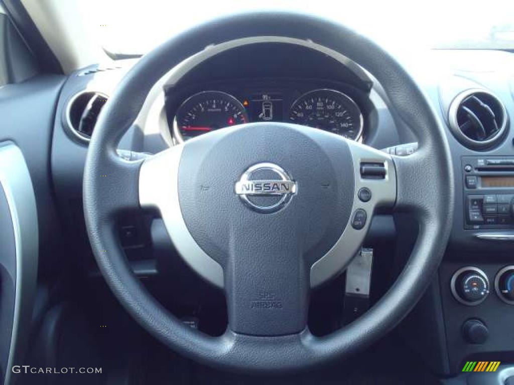 2011 Rogue S - Silver Ice Metallic / Black photo #7