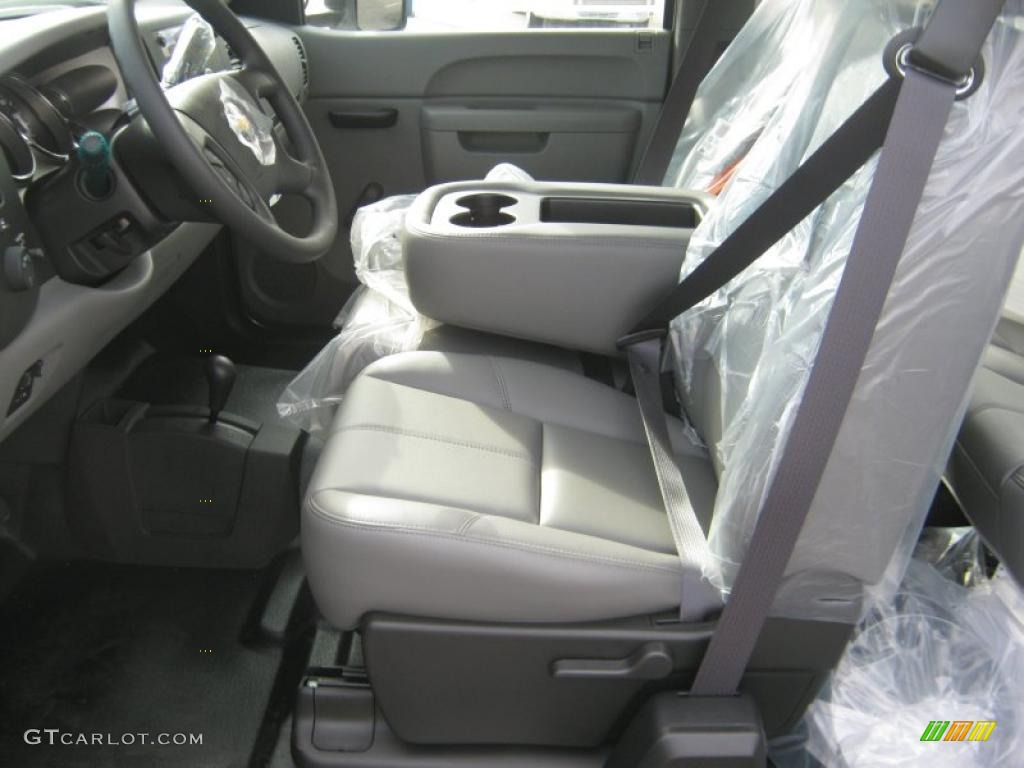 2011 Silverado 2500HD Extended Cab 4x4 - Summit White / Dark Titanium photo #14
