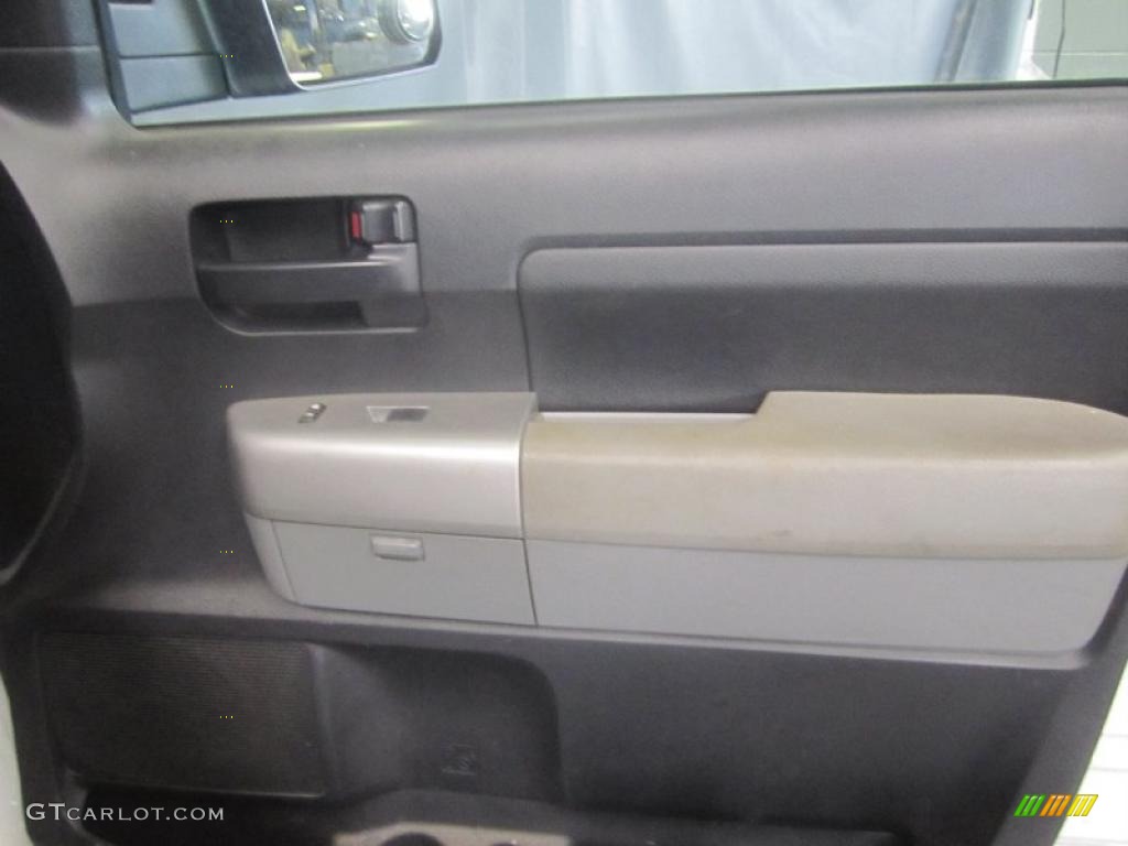 2008 Tundra Double Cab 4x4 - Super White / Graphite Gray photo #21