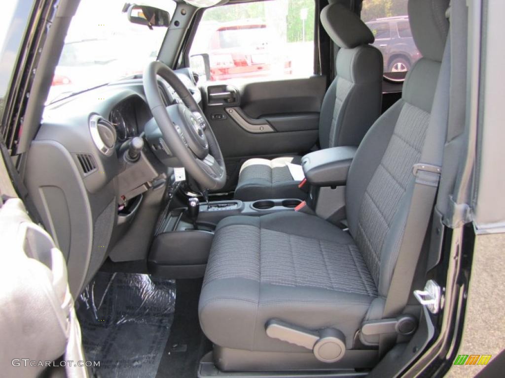 2011 Wrangler Sport S 4x4 - Black / Black photo #12