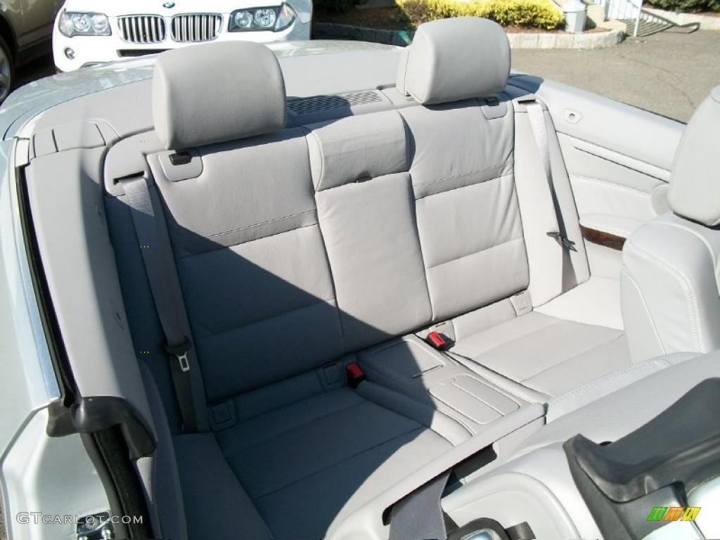 2008 3 Series 335i Convertible - Titanium Silver Metallic / Gray photo #24