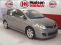 2010 Magnetic Gray Metallic Nissan Versa 1.8 SL Hatchback  photo #1