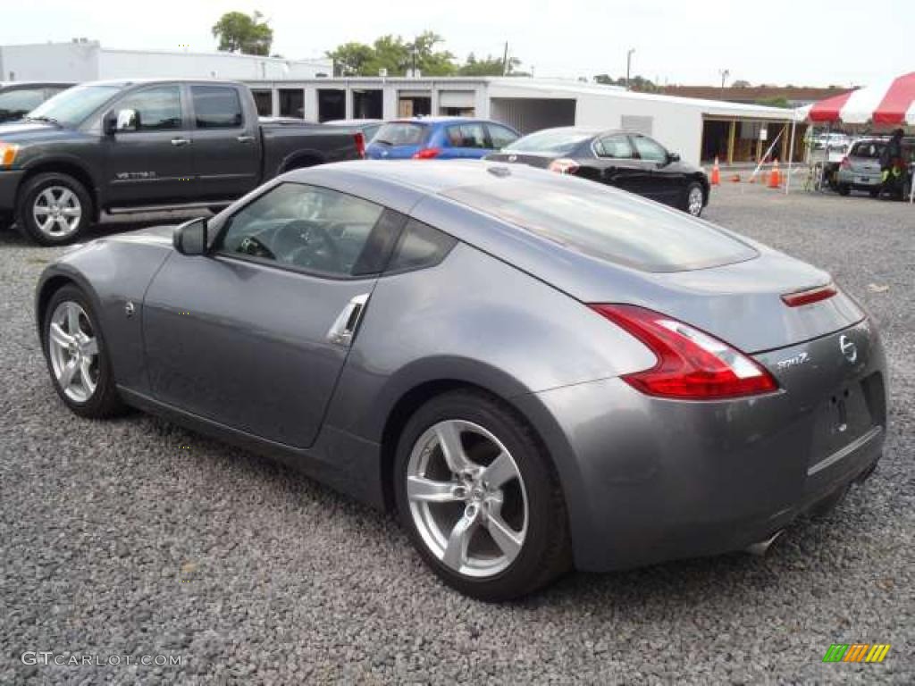 2011 370Z Coupe - Gun Metallic / Black photo #2