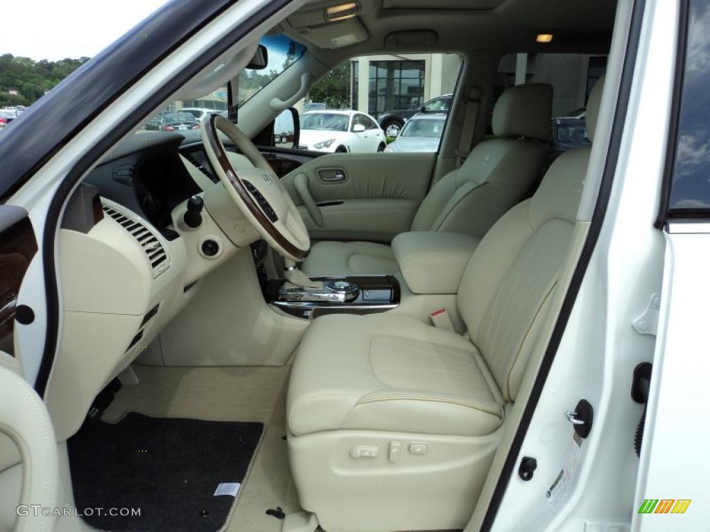Wheat Interior 2011 Infiniti QX 56 Photo #48397692