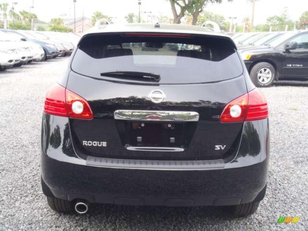 2011 Rogue SV - Wicked Black / Black photo #3