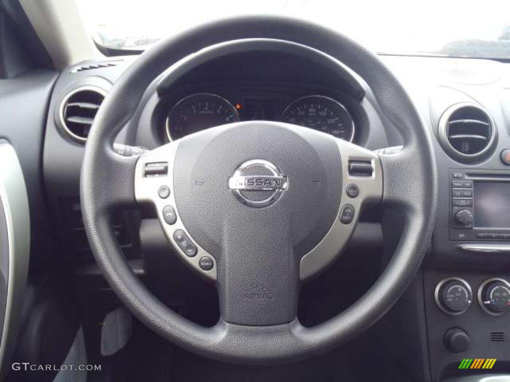 2011 Rogue SV - Wicked Black / Black photo #7