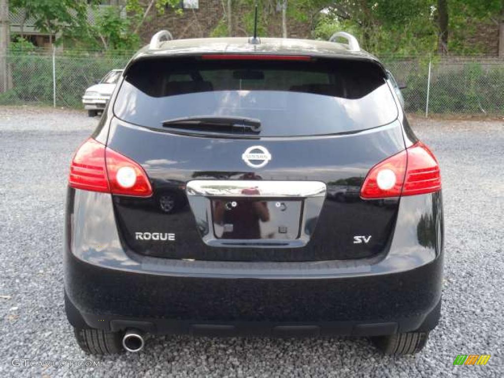 2011 Rogue SV - Wicked Black / Black photo #3