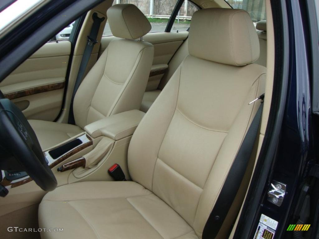 2007 3 Series 335xi Sedan - Monaco Blue Metallic / Beige photo #8