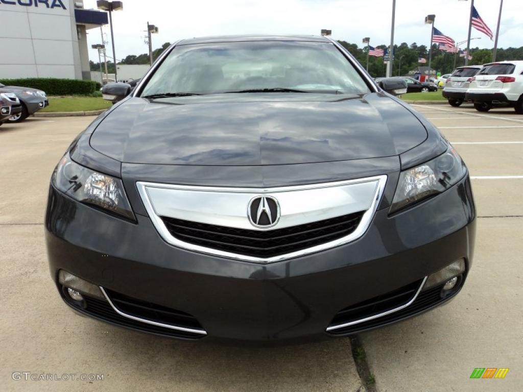 Crystal Black Pearl 2012 Acura TL 3.5 Technology Exterior Photo #48398184