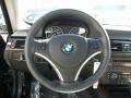 Oyster/Black Dakota Leather Steering Wheel Photo for 2011 BMW 3 Series #48398226