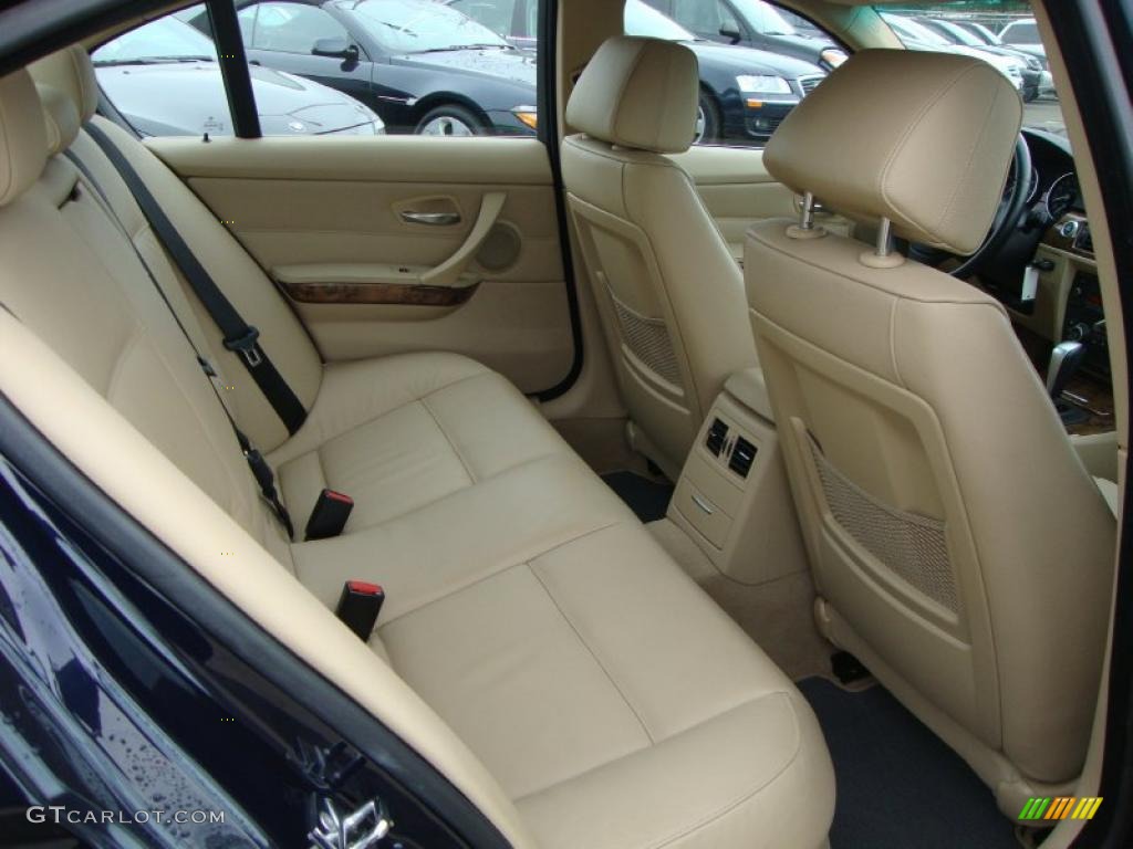 2007 3 Series 335xi Sedan - Monaco Blue Metallic / Beige photo #14