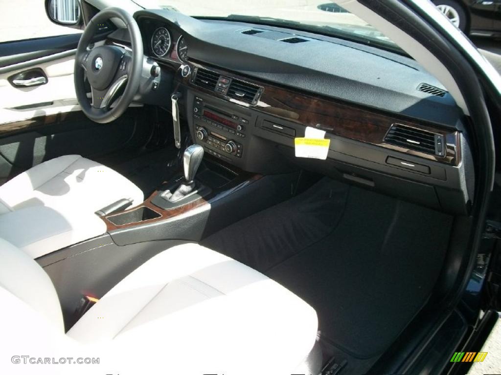 2011 3 Series 335i xDrive Coupe - Jet Black / Oyster/Black Dakota Leather photo #26