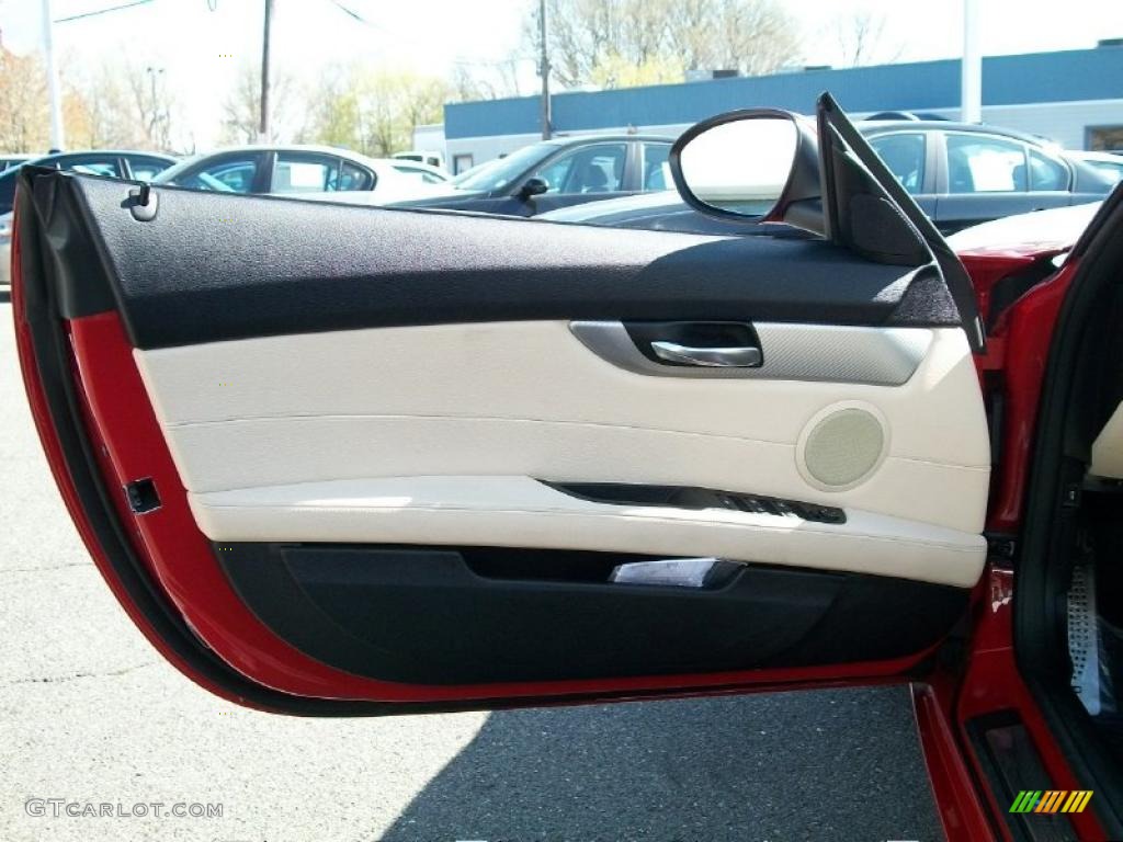 2011 Z4 sDrive35i Roadster - Crimson Red / Ivory White photo #9