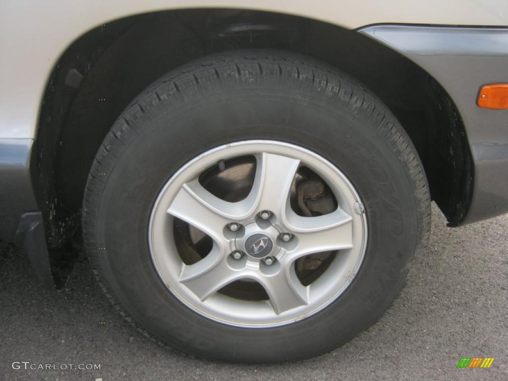 2003 Hyundai Santa Fe GLS 4WD Wheel Photo #48399387