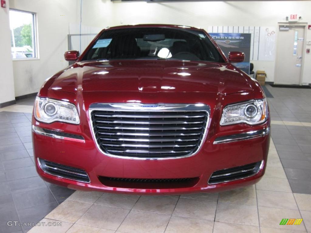 Deep Cherry Red Crystal Pearl 2011 Chrysler 300 Standard 300 Model Exterior Photo #48400395