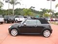 2009 Midnight Black Mini Cooper Convertible  photo #3