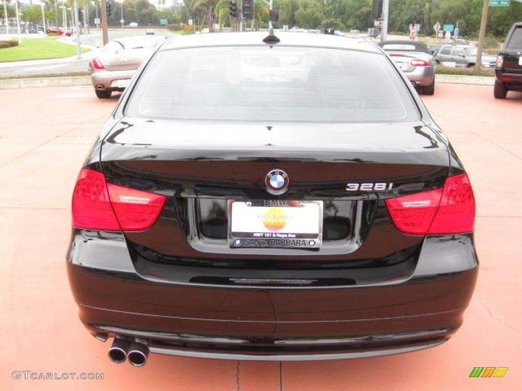 2010 3 Series 328i Sedan - Jet Black / Beige Dakota Leather photo #4