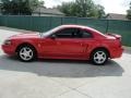 2004 Torch Red Ford Mustang V6 Coupe  photo #6