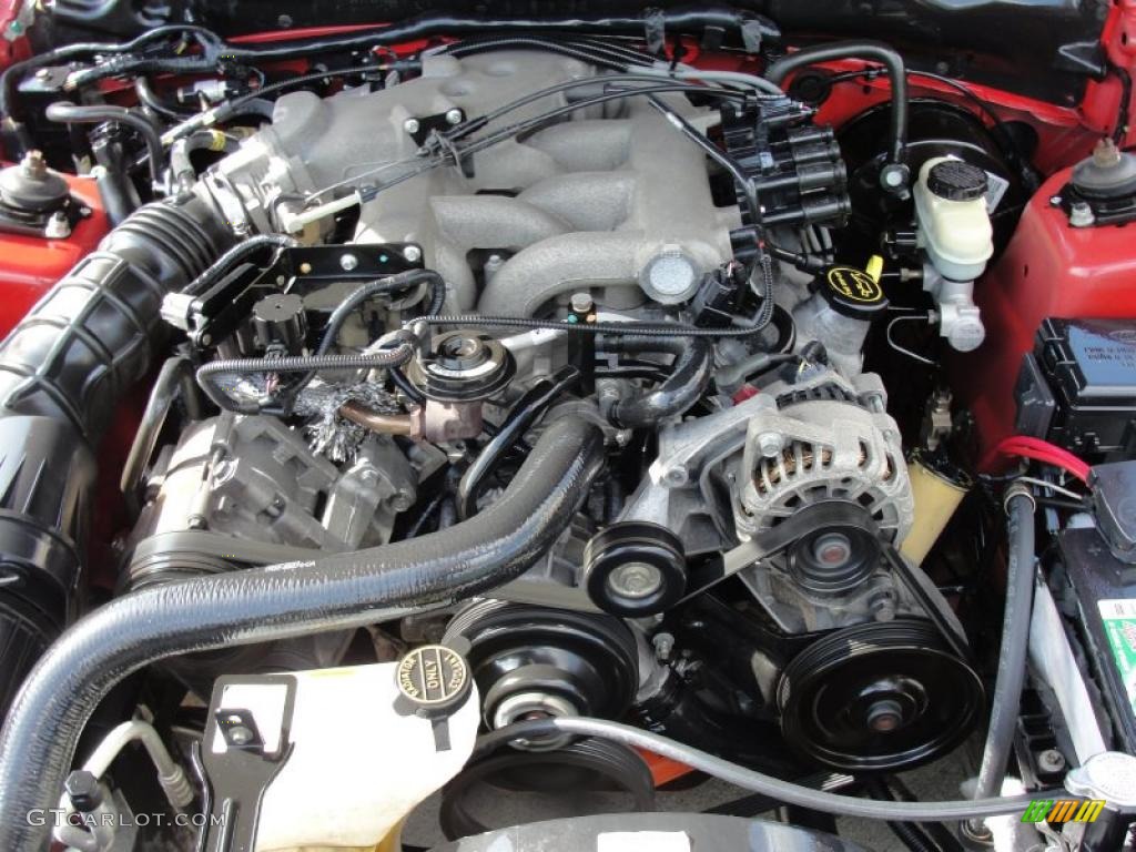 2004 Ford Mustang V6 Coupe 3.8 Liter OHV 12-Valve V6 Engine Photo #48403690
