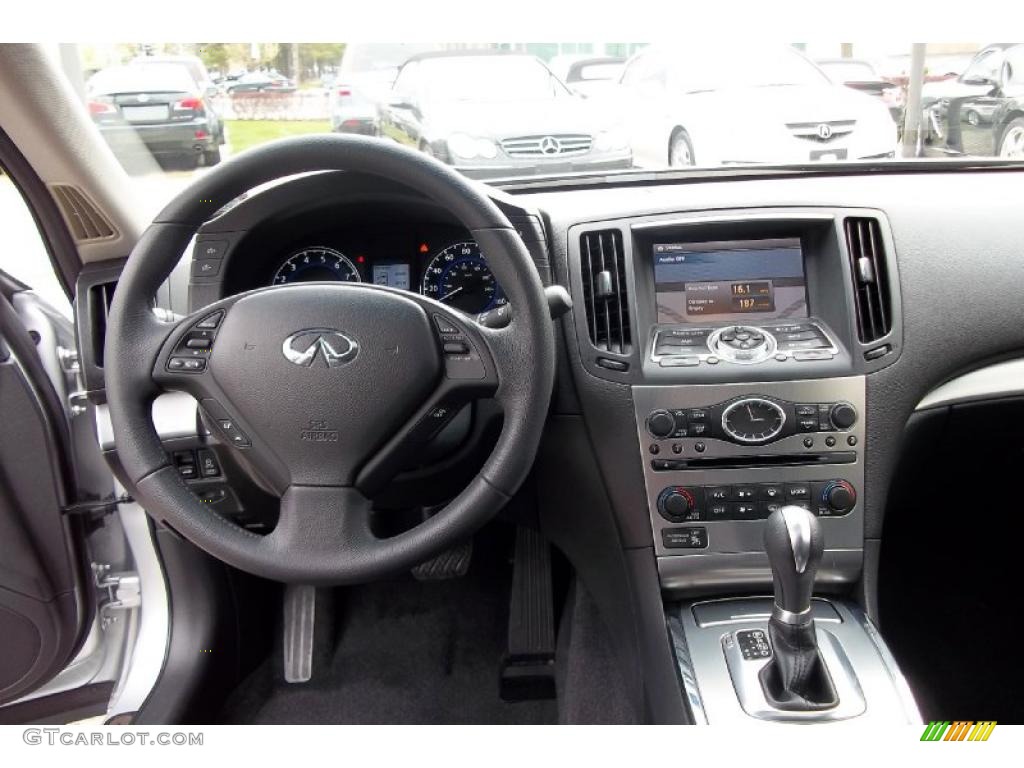 2010 Infiniti G 37 x AWD Sedan Graphite Dashboard Photo #48407074