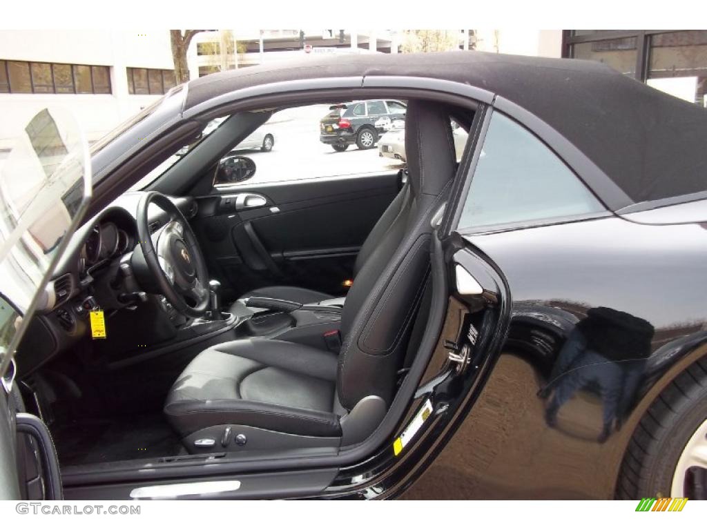 2008 911 Carrera 4 Cabriolet - Black / Black photo #10