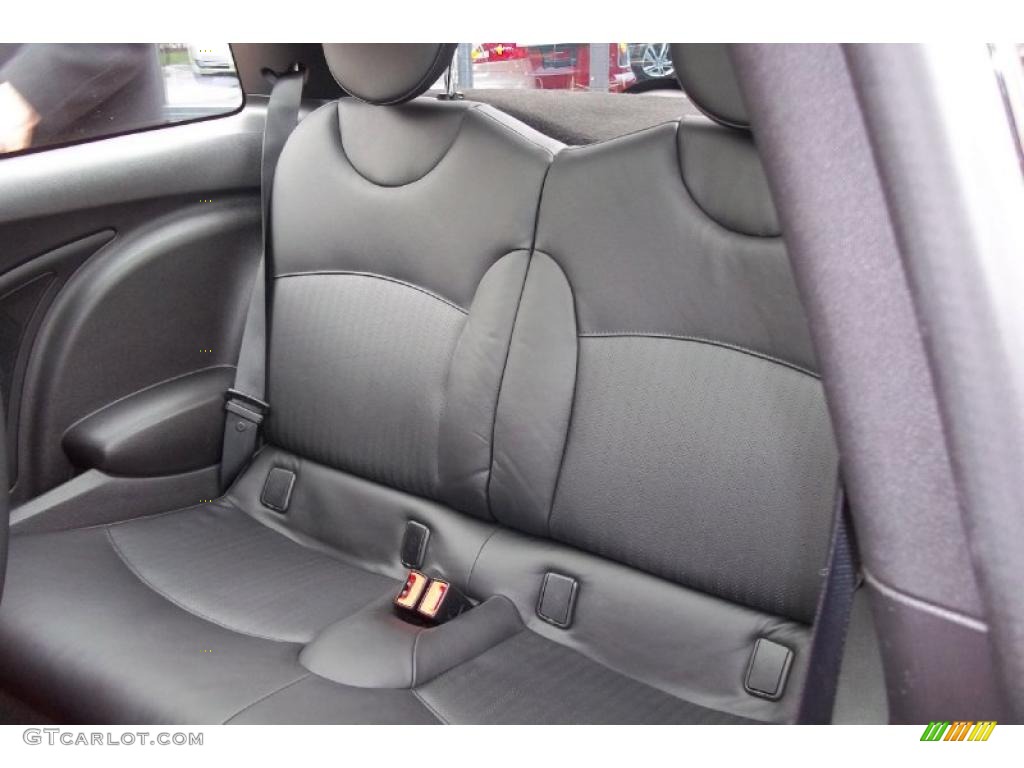 Punch Carbon Black Interior 2008 Mini Cooper S Hardtop Photo #48407428