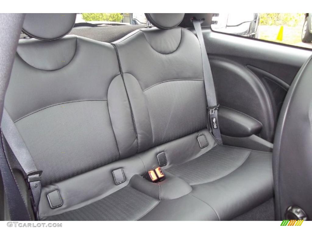 Punch Carbon Black Interior 2008 Mini Cooper S Hardtop Photo #48407482