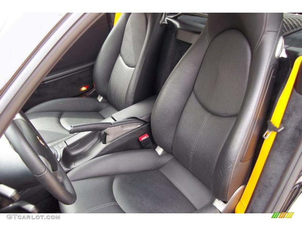 Black Interior 2008 Porsche Cayman S Photo #48407488