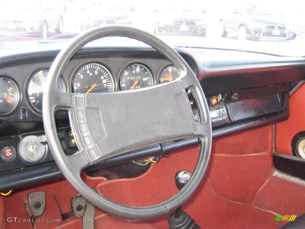 1974 Porsche 911 Coupe Red Dashboard Photo #48408046
